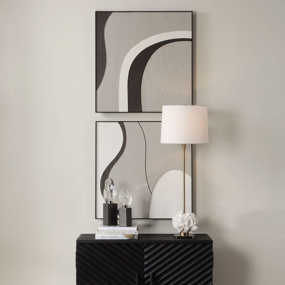 Joel Wood Wall Decor, S/2