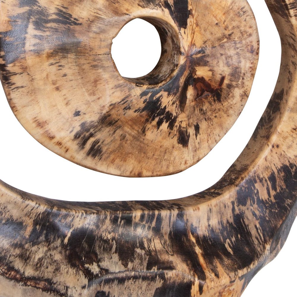 Corkscrew Wood Wall Decor, S/9