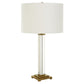 Crystal Column Table Lamp