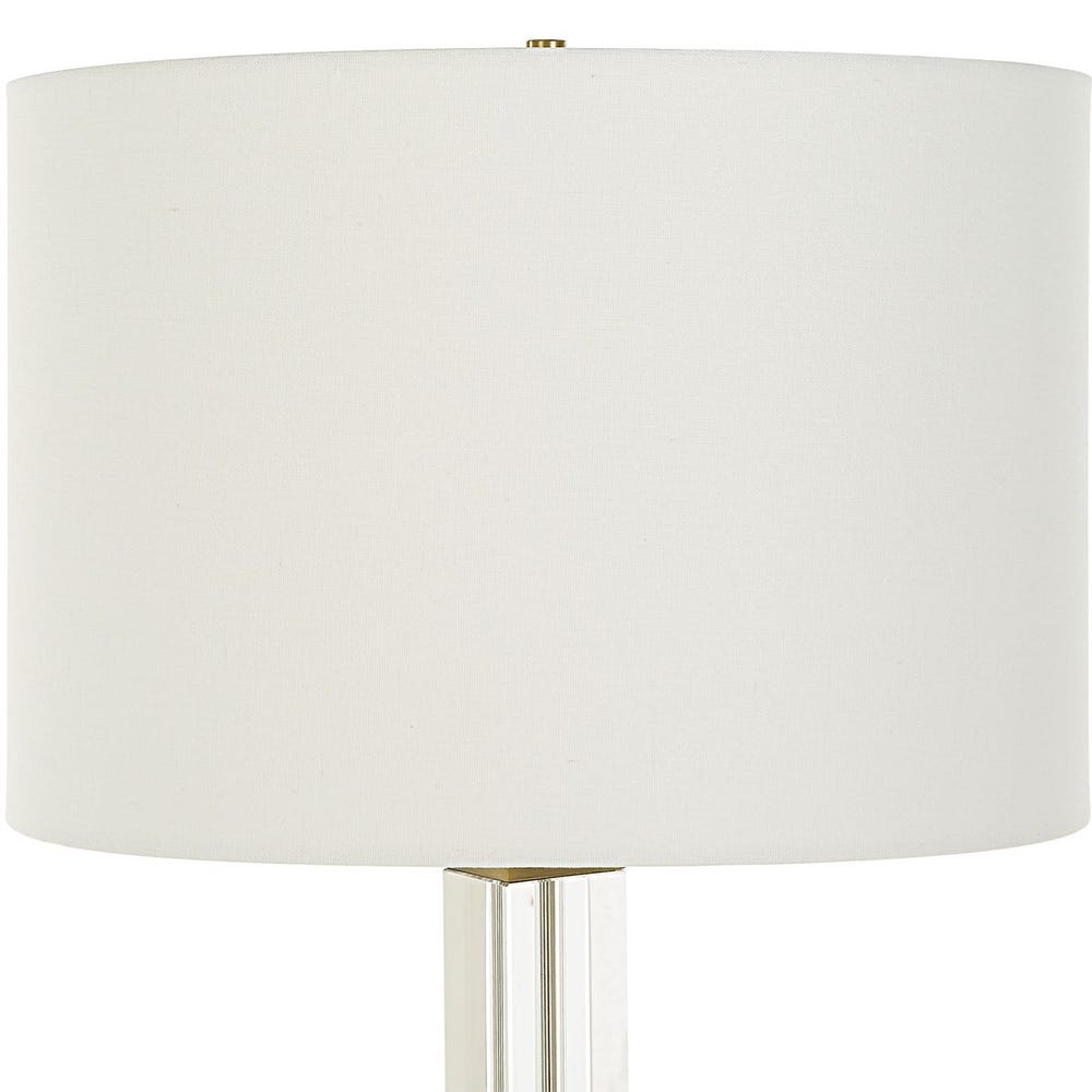 Crystal Column Table Lamp