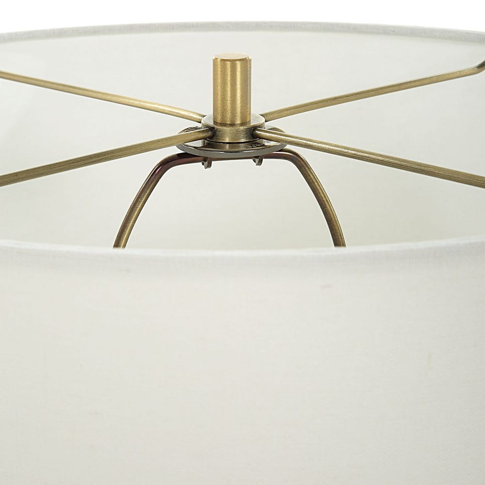 Crystal Column Table Lamp