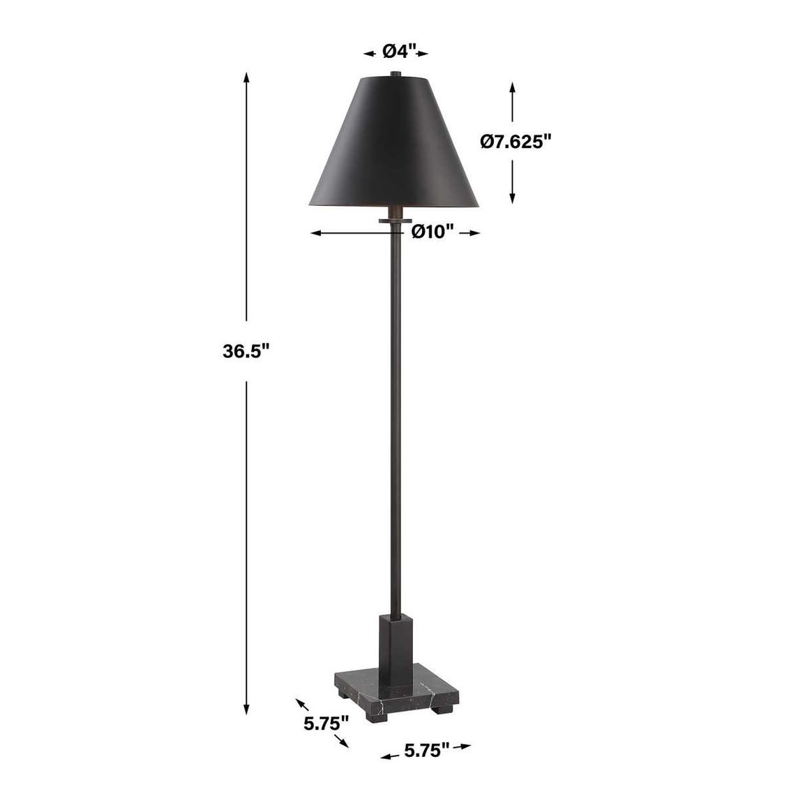 Pilot Buffet Lamp, Black