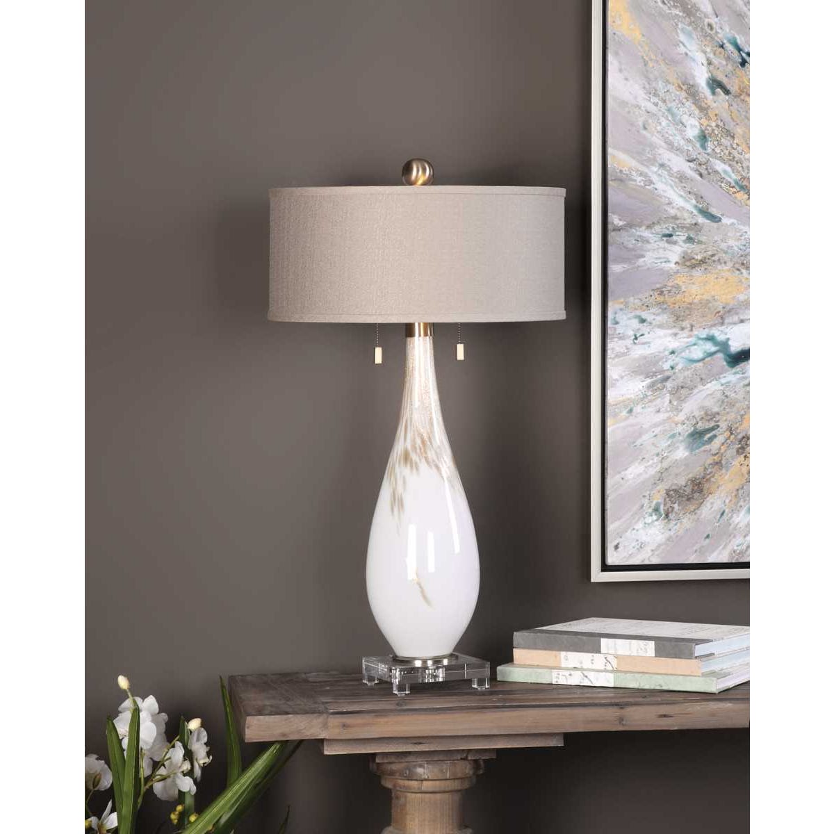 Cardoni Table Lamp, White