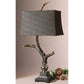 Stag Horn Table Lamp, Dark