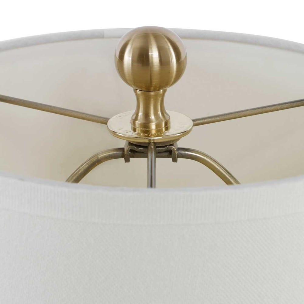Laton Buffet Lamp, Brass