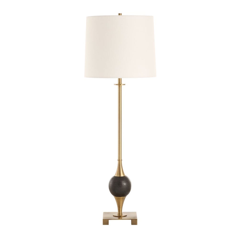 Dempsey Buffet Lamp, Brass