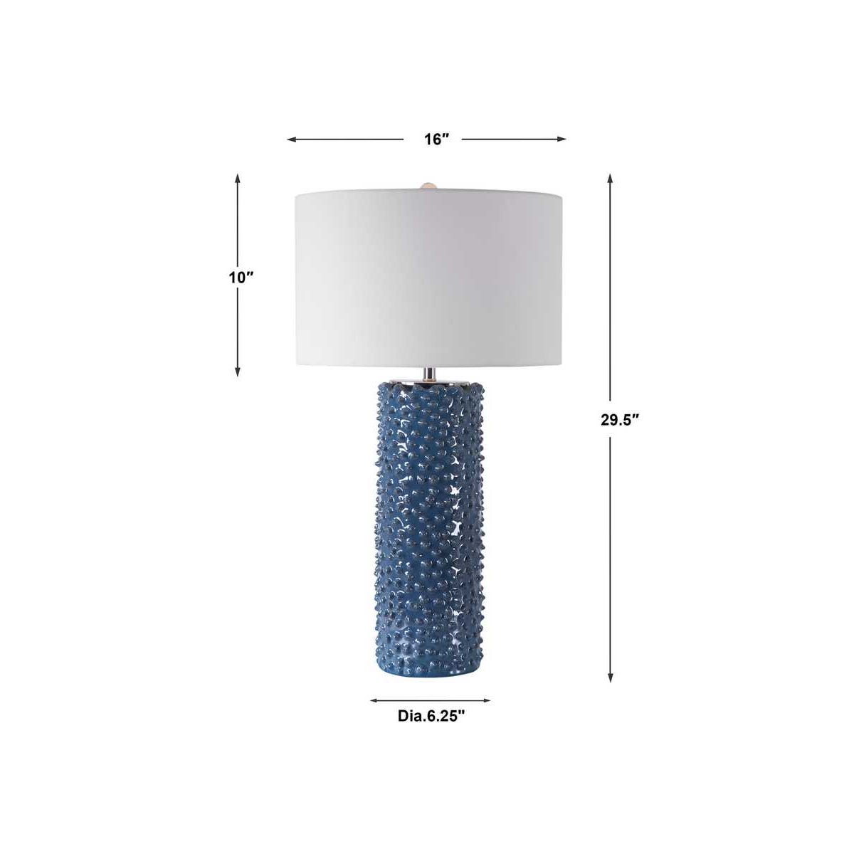 Ciji Table Lamp, Blue