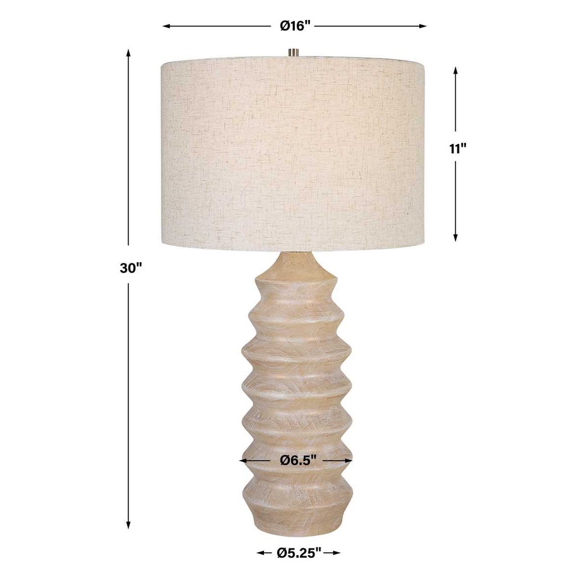 Uplift Table Lamp, Natural