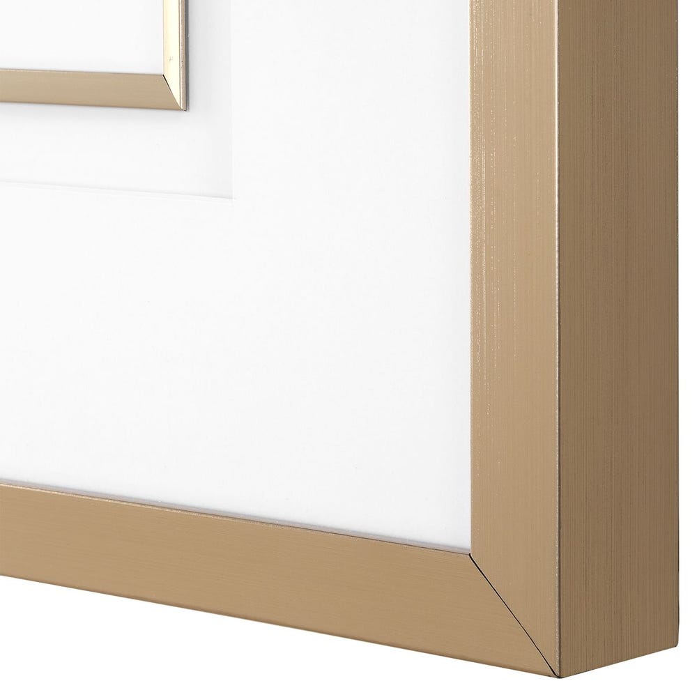 Fiddle Head Leaf Framed Prints, S/4