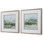 Soft Sage Framed Prints, S/2