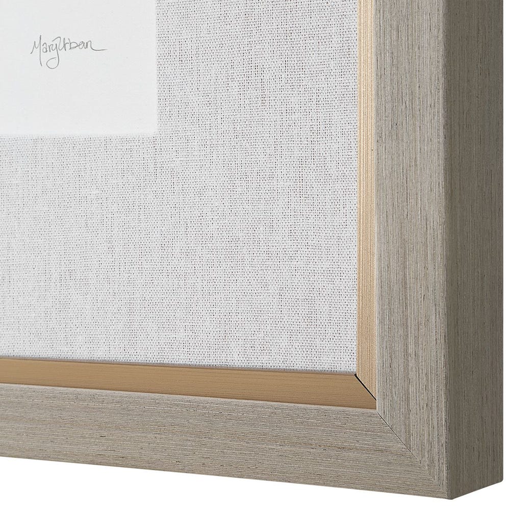 Shibori Coral Framed Prints, S/4