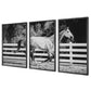 Galloping Forward Framed Prints, S/3