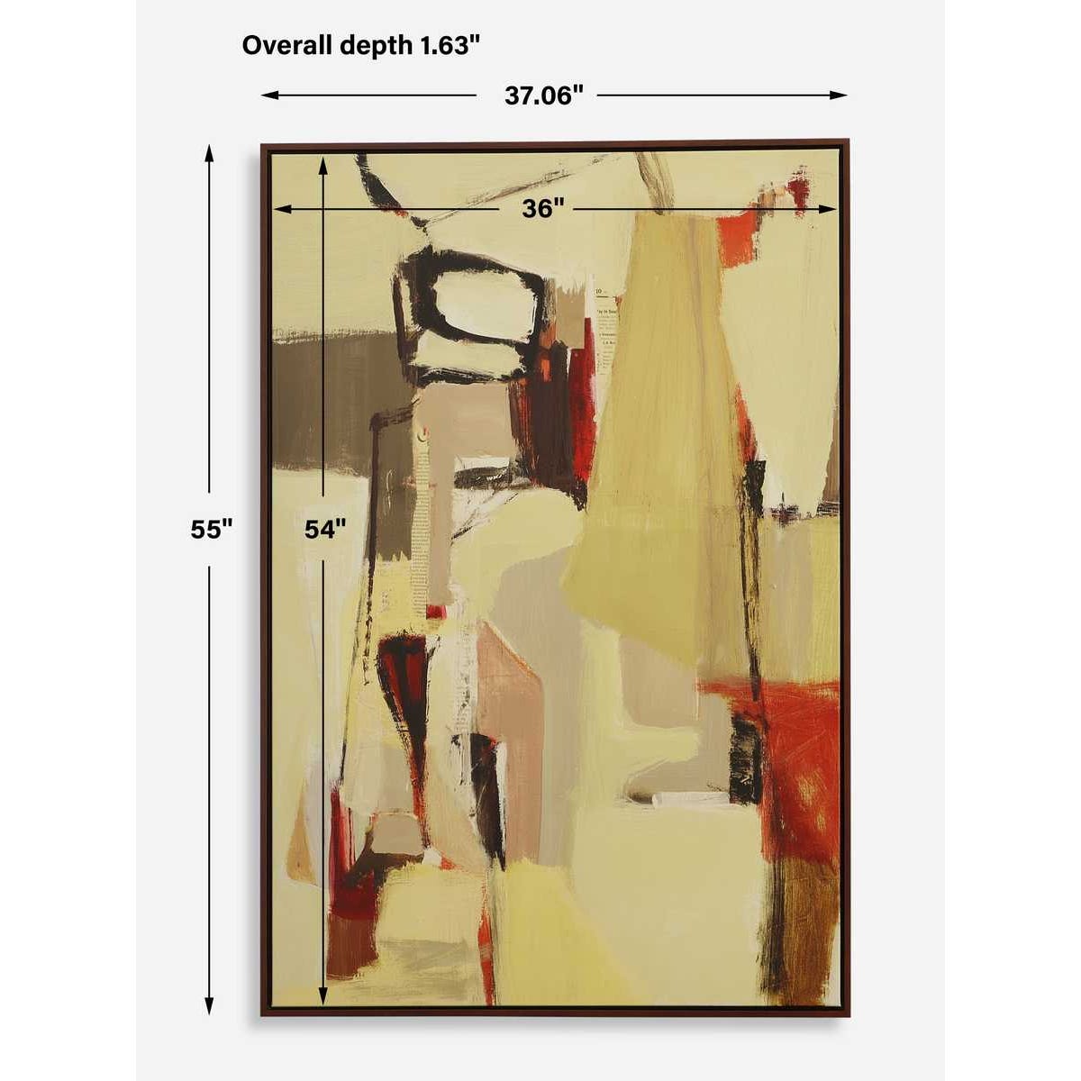 Peaches Framed Canvas