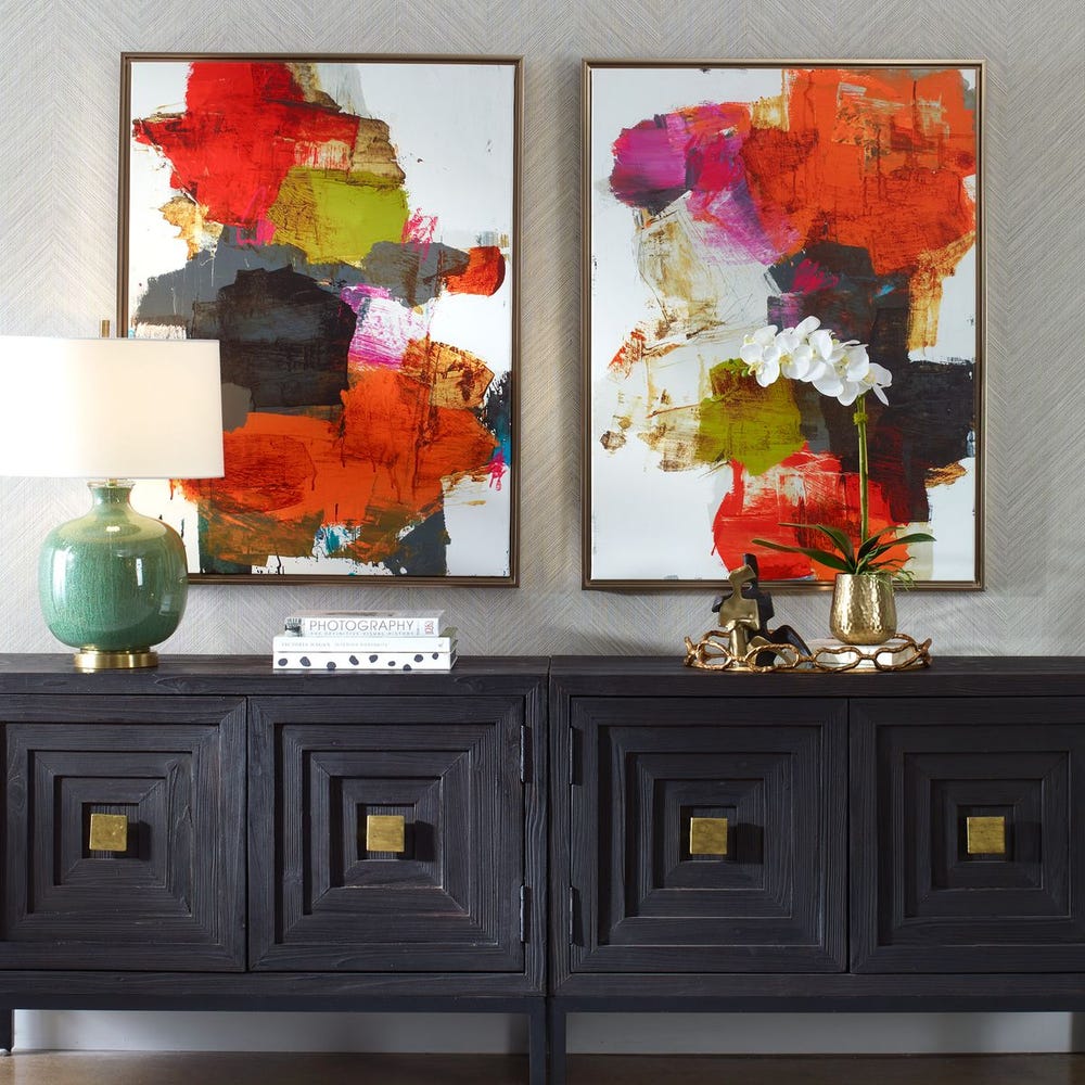 Tried and True Framed Canvases, S/2