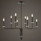 Ebony Elegance, 8 Lt Chandelier