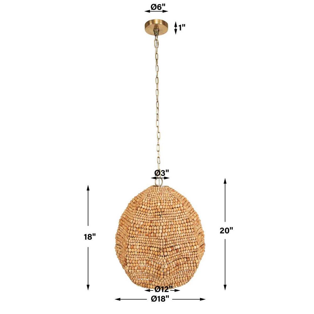 Kauri, 1 Lt Pendant- Small