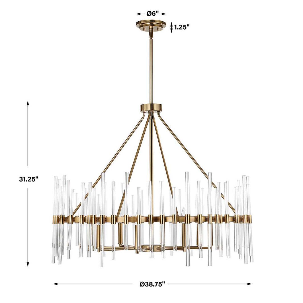 Crystal Stick, 8 Lt Chandelier