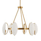 Oviform, 6 Lt Chandelier