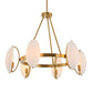 Oviform, 6 Lt Chandelier