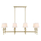 Arques 8 Lt Linear Chandelier
