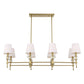 Arques 8 Lt Linear Chandelier