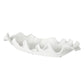 Ruffled Feathers Outdoor Bowl, White