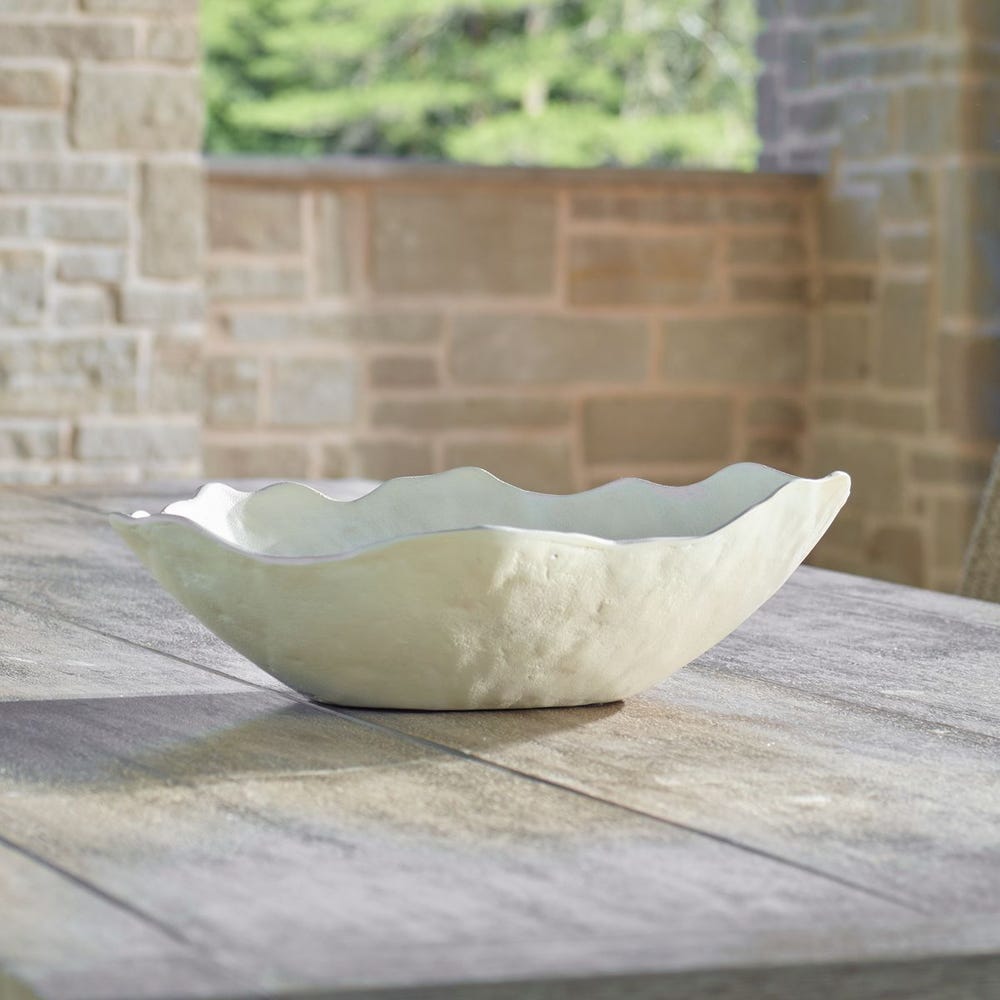 Obscura Outdoor Bowl, Warm White