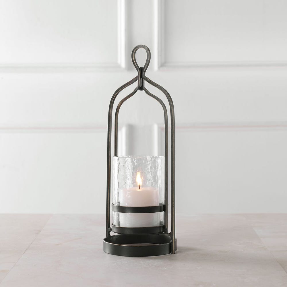 Shepherd Candleholder, Bronze