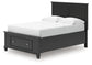 Lanolee Full Panel Storage Bed