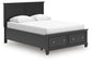 Lanolee Queen Panel Storage Bed
