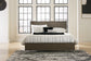 Arkenton King Panel Bed with Mirrored Dresser, Chest and Nightstand