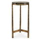 Eternity Outdoor Accent Table, Brass