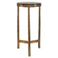 Eternity Outdoor Accent Table, Brass