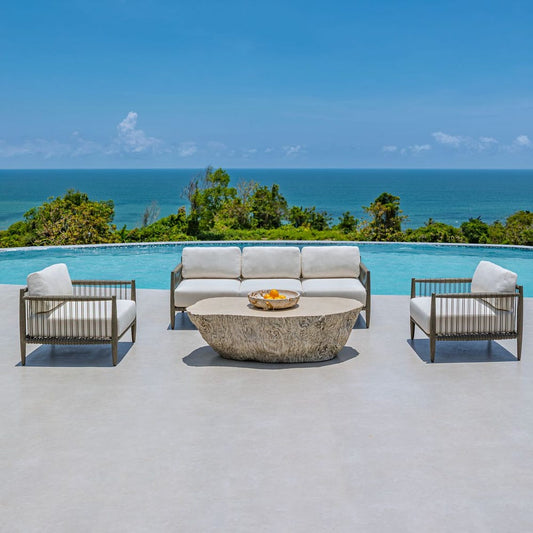 Borneo Outdoor Sofa, Oyster
