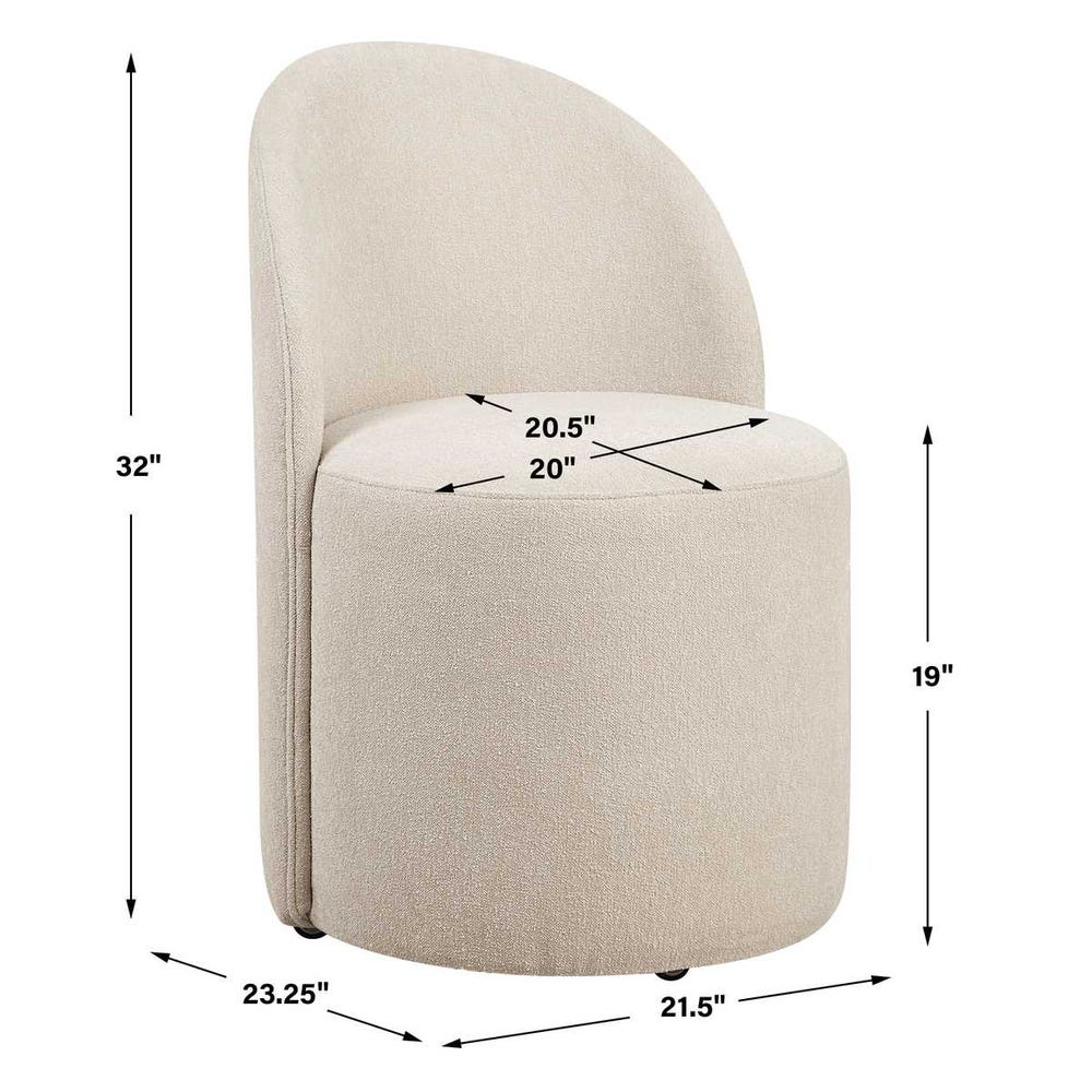 Roll With It Dining Chair, Sand