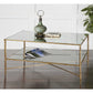 Henzler Coffee Table, Gold