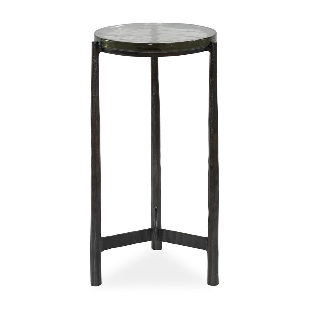 Eternity Indoor-Outdoor Accent Table, Gunmetal