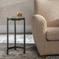 Eternity Indoor-Outdoor Accent Table, Gunmetal