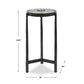 Eternity Indoor-Outdoor Accent Table, Gunmetal