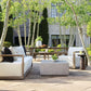 Remsen Outdoor Lounge Chair, Weathered Gray/Oyster