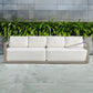 Remsen 4 Seater Outdoor Sofa, Weathered Gray/Oyster