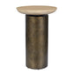 Oslo Indoor-Outdoor Accent Table, Brass, 2 Cartons