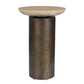 Oslo Indoor-Outdoor Accent Table, Brass, 2 Cartons