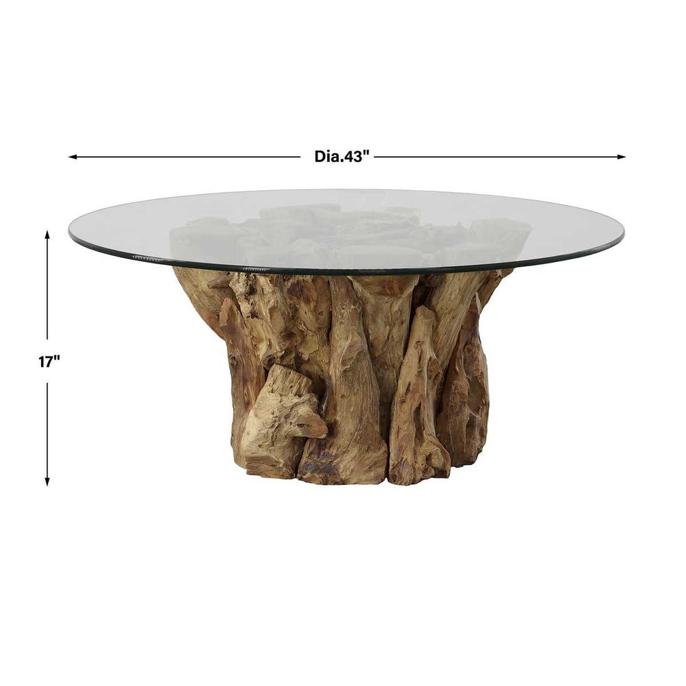Driftwood Coffee Table, Large, 2 Cartons