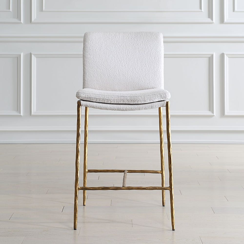 Ascend Counter Stool, White