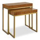 Burl-esque Nesting Tables, S/2