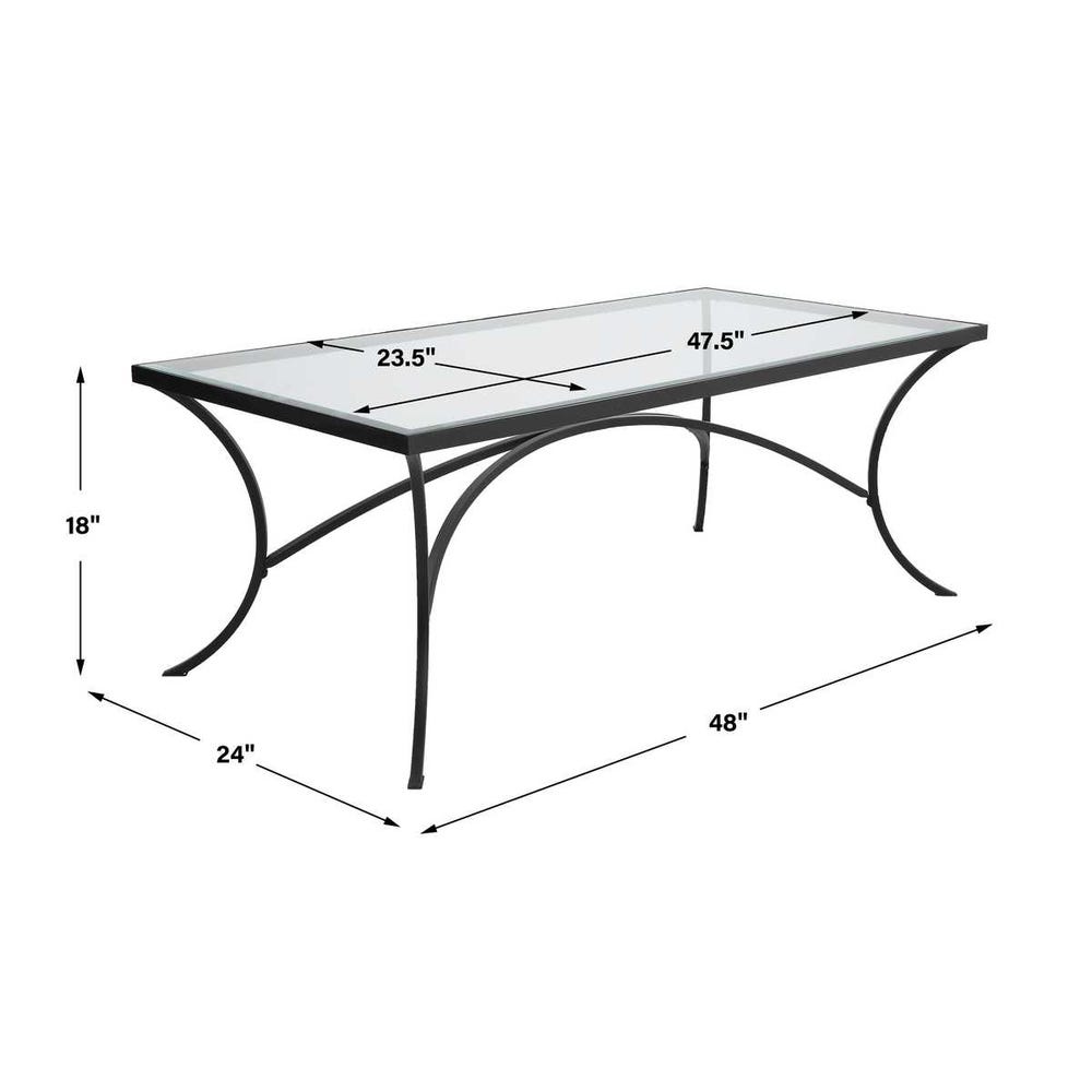 Alayna Coffee Table, Black