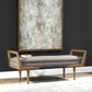 Waylon Bench, Taupe Gray