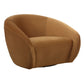 DeSoto Swivel Chair, Hazlenut