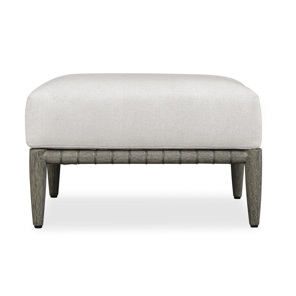 Borneo Outdoor Ottoman, Oyster